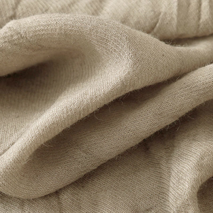 Buddha Stones Sommerlicher, lässiger Boho-Kimono mit Faltenmuster und Kordelzug für Damen - image 9