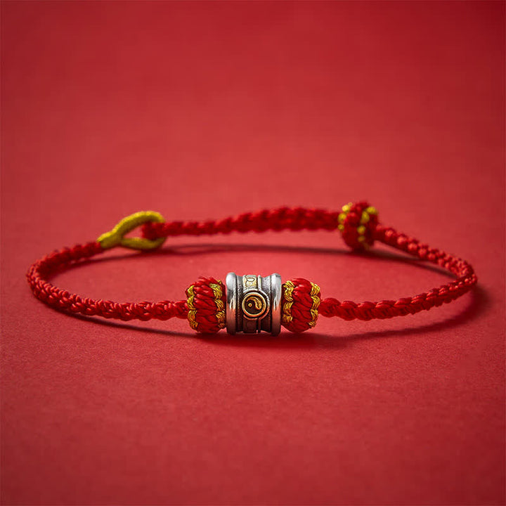Buddha Stones Kupfernes Yin-Yang-Armband mit roter Schnur - image 17