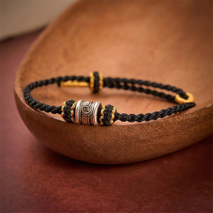 Buddha Stones Kupfernes Yin-Yang-Armband mit roter Schnur - Schwarze Schnur - image 11