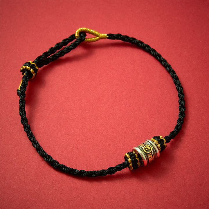 Buddha Stones Kupfernes Yin-Yang-Armband mit roter Schnur - image 12