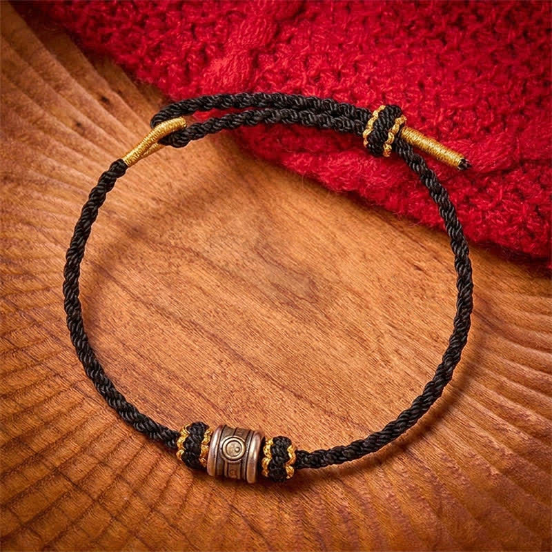 Buddha Stones Kupfernes Yin-Yang-Armband mit roter Schnur - image 13