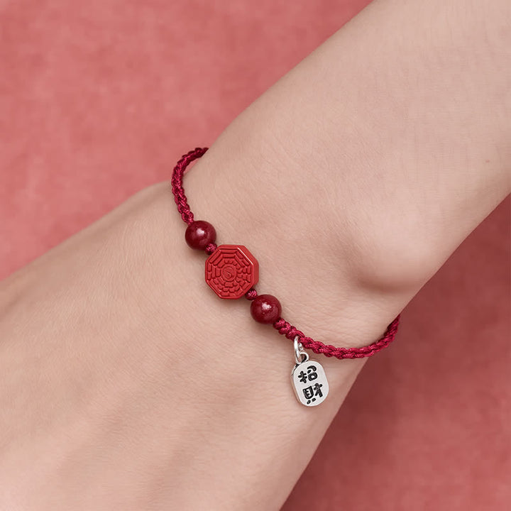 Buddha Stones Bagua-Armband mit roter Schnur - image 4