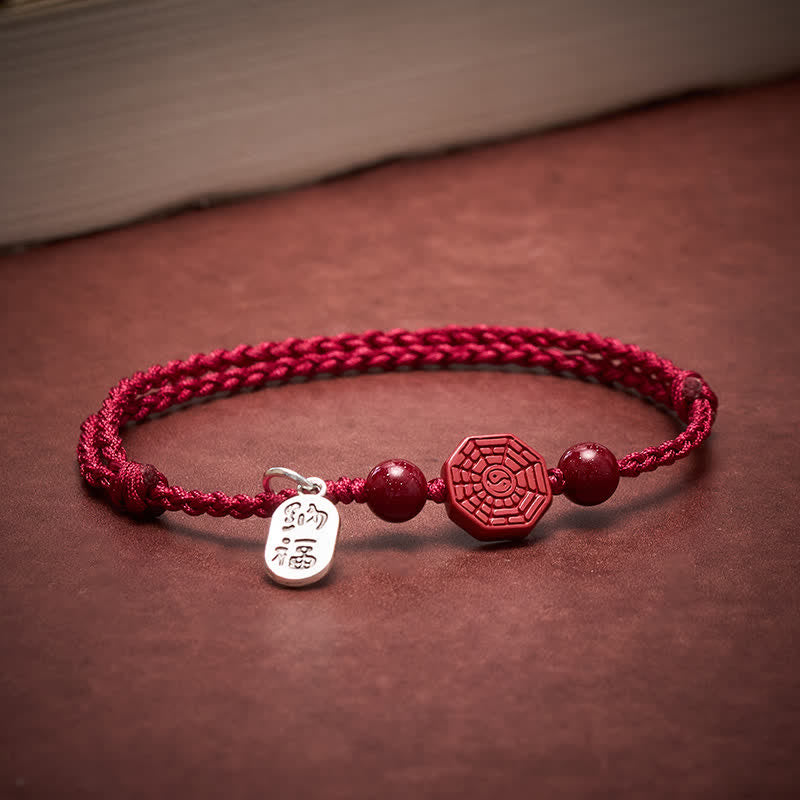 Buddha Stones Bagua-Armband mit roter Schnur - image 3