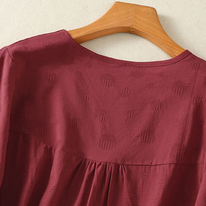 Buddha Stones -T-Shirt mit schlichtem Rundhalsausschnitt, lockeren kurzen Ärmeln für Damen - image 15
