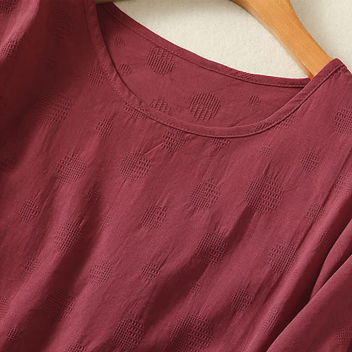 Buddha Stones -T-Shirt mit schlichtem Rundhalsausschnitt, lockeren kurzen Ärmeln für Damen - image 16