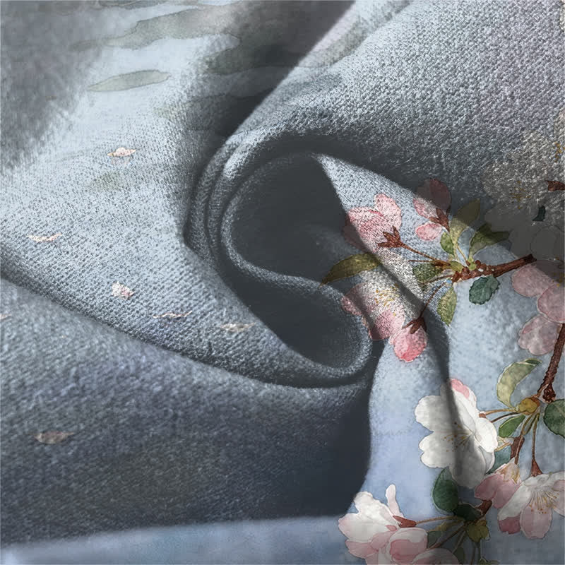 Buddha Stones Herrenhose aus reiner Baumwolle mit Sakura-Katzen-Wasserreflexionsmuster, Kordelzug, schmal zulaufendem Schnitt und Taschen - image 6