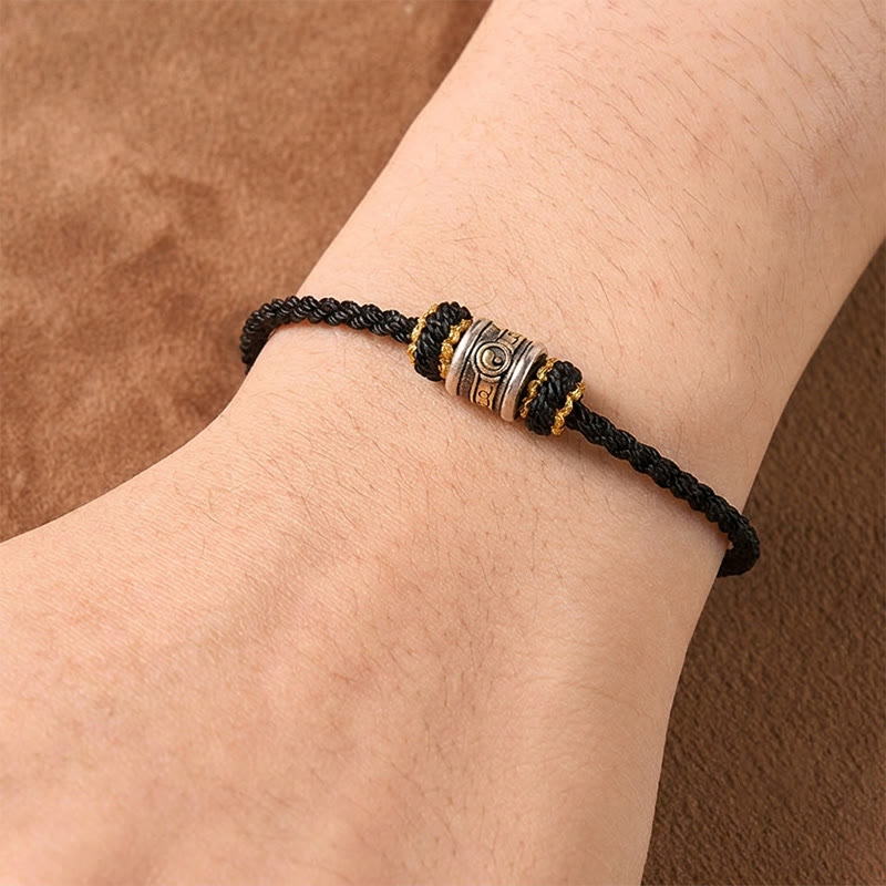 Buddha Stones Kupfernes Yin-Yang-Armband mit roter Schnur - image 14