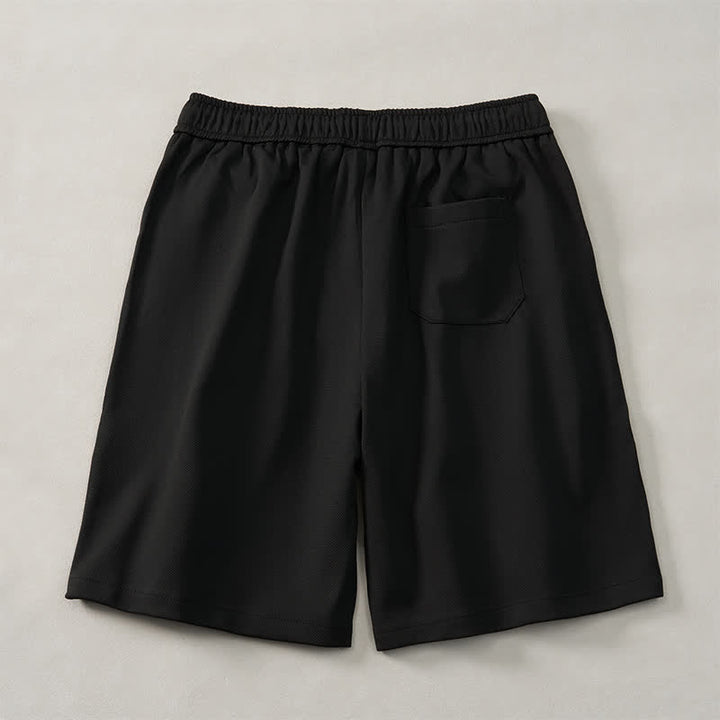 Buddha Stones Sommerliche Boho-Herrenshorts mit Kordelzug, elastischem Bund, geometrischem Muster und Taschen - image 13