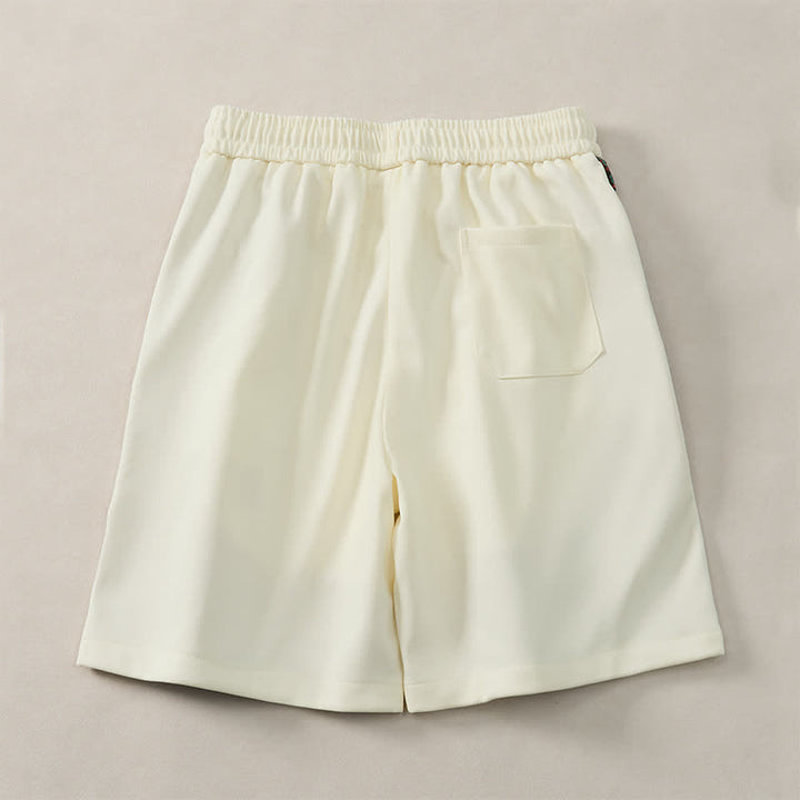 Buddha Stones Sommerliche Boho-Herrenshorts mit Kordelzug, elastischem Bund, geometrischem Muster und Taschen - image 24