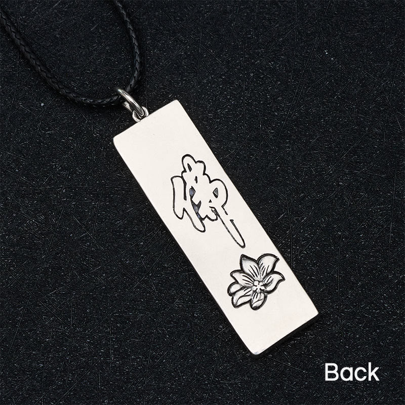 Buddha Stones ​​Tathagata Buddha Stärke Schutz Amulett Glücksbringer Halskette im Vintage-Stil - image 4