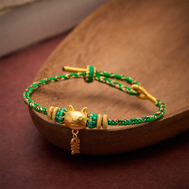 Buddha Stones Kupfernes Wels-Armband in verschiedenen Farben - image 18