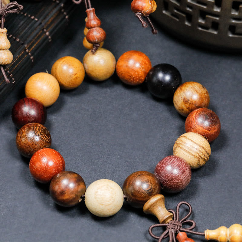 Buddha Stones, 108 Perlen, Wenge-Holz, Mala, Segen, Meditationsarmband - image 12