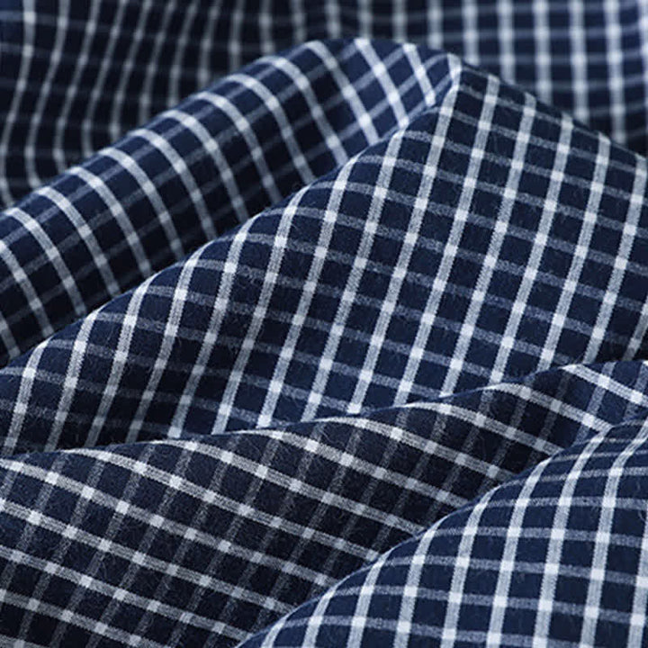 Buddha Stones Lässige Vintage-Karo-Ankle-Pants für Damen, gerades Bein, mit Tasche, ideal für Frühling und Sommer - image 7