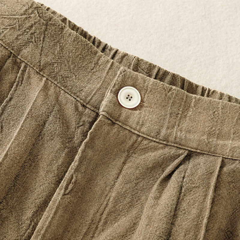 Buddha Stones Lässige, minimalistische Damen-Shorts mit Tasche für den Sommer - image 7