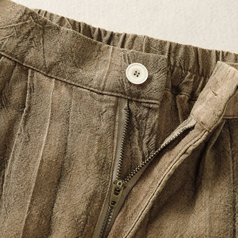 Buddha Stones Lässige, minimalistische Damen-Shorts mit Tasche für den Sommer - image 4