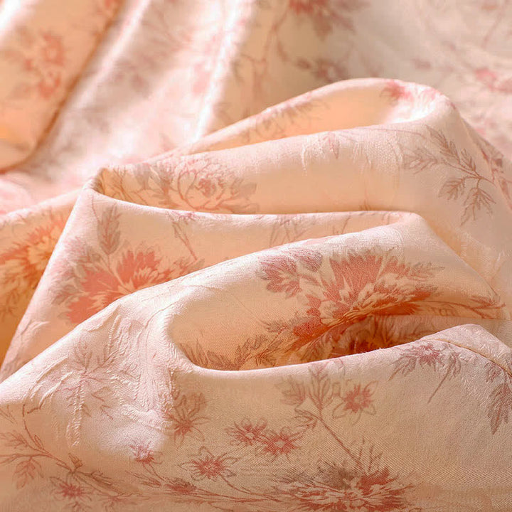 Buddha Stones Lässige lange Boho-Hose für Damen, rosa mit Blumenmuster, weites Bein und Taschen, ideal für Frühling und Sommer - image 8