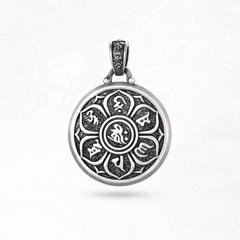 Buddha Stones Tibetische Kupferkette mit gekreuztem Vajra-Anhänger „Om Mani Padme Hum“ – Erdung durch Weisheit - image 11