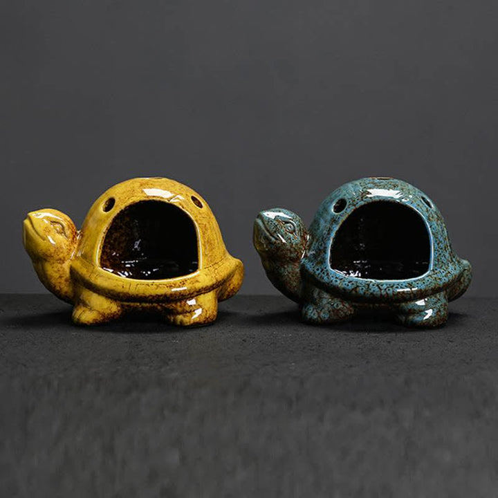 Buddha Stones Keramik-Räuchergefäß „Schildkröte“ - image 16