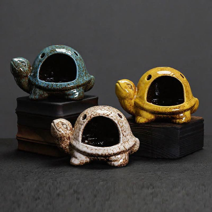 Buddha Stones Keramik-Räuchergefäß „Schildkröte“ - image 19