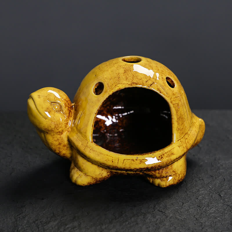 Buddha Stones Keramik-Räuchergefäß „Schildkröte“ - image 14