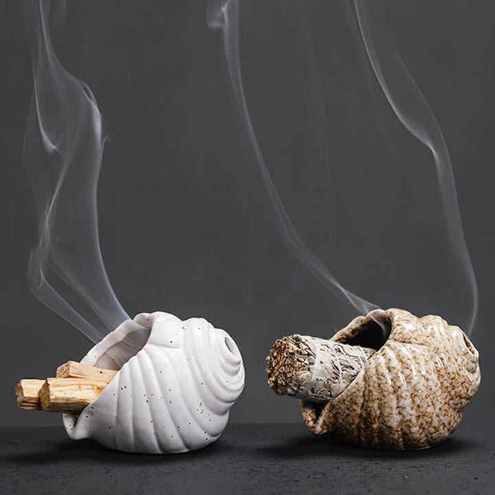 Buddha Stones Räuchergefäße aus Keramik (Shankha) - image 17