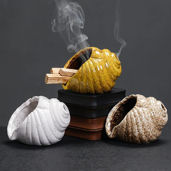 Buddha Stones Räuchergefäße aus Keramik (Shankha) - image 18