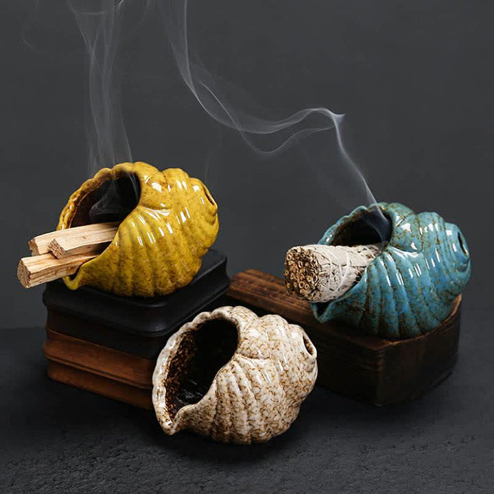 Buddha Stones Räuchergefäße aus Keramik (Shankha) - image 19