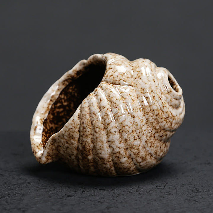 Buddha Stones Räuchergefäße aus Keramik (Shankha) - Beige - image 11