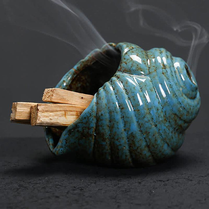 Buddha Stones Räuchergefäße aus Keramik (Shankha) - image 4