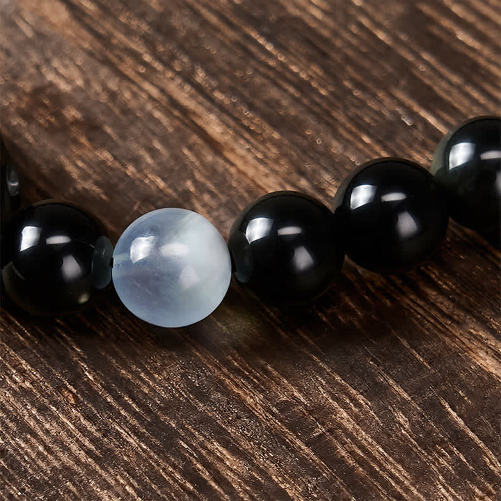 Buddha Stones Regenbogen-Obsidian-Pi-Xiu-Armband für Wohlstand und positive Transformation - image 16