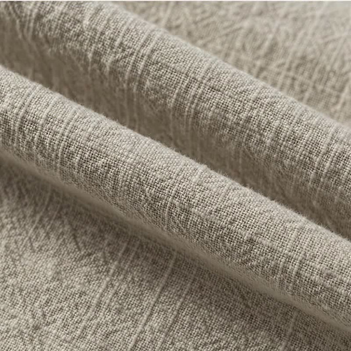 Buddha Stones Lässiger Kimono im Tang-Stil für Herren mit Stehkragen, langen Ärmeln und aus einfarbiger Baumwolle für Herbst und Winter - image 18