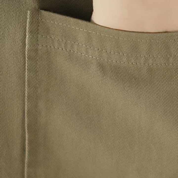 Buddha Stones Lässige, minimalistische Damenjacke mit Knopfleiste und Taschen für Frühling und Herbst - image 8