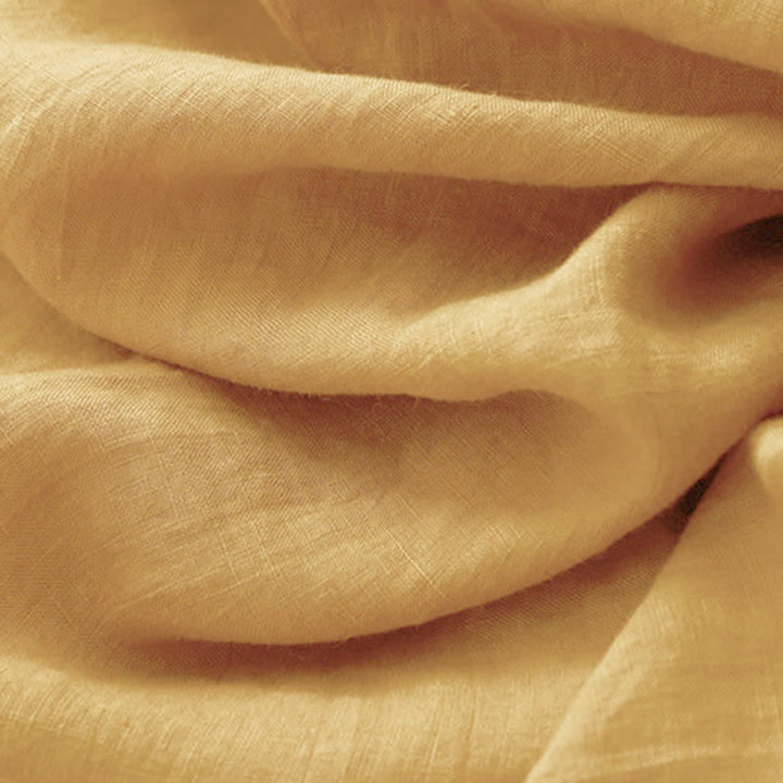 Buddha Stones Sommerkleid aus Baumwolle, schlicht, mit Schnürung, Knopfleiste vorne, Reverskragen, ärmellos, Midi-Länge - image 5