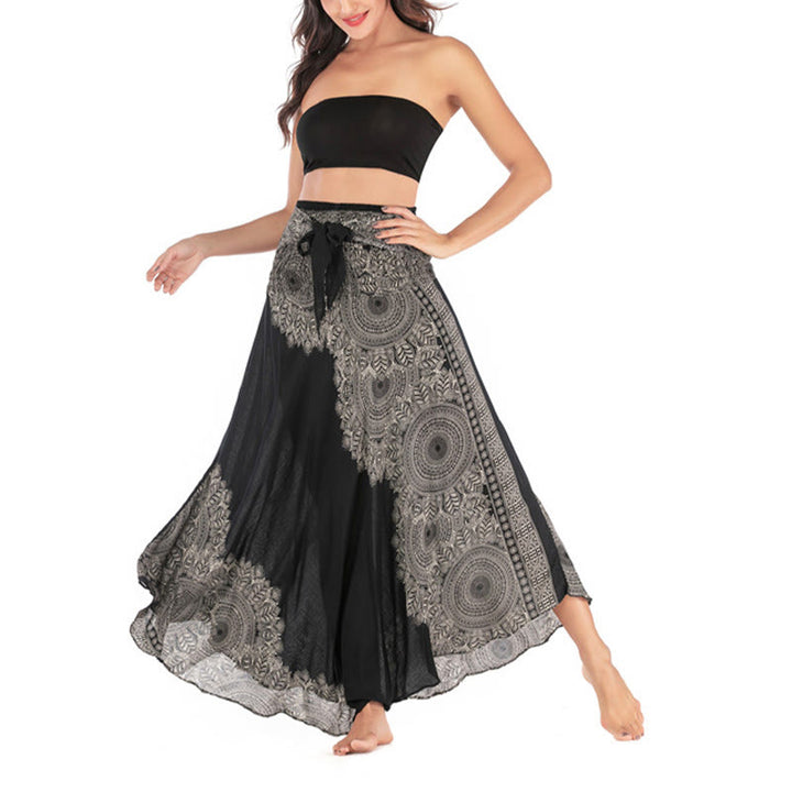 Buddha Stones Zwei Stil Tragen Boho Mandala Blume Strand Rock Kleid - image 11
