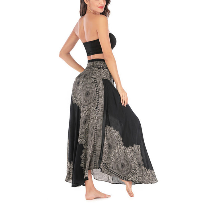 Buddha Stones Zwei Stil Tragen Boho Mandala Blume Strand Rock Kleid - image 16