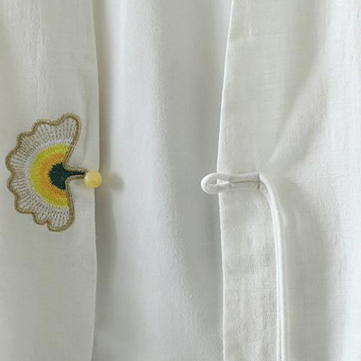 Buddha Stones Lässige, minimalistische Langarmshirts für Damen, einfarbig, mit Kordelzug und Stickerei, ideal für Frühling und Sommer - image 16