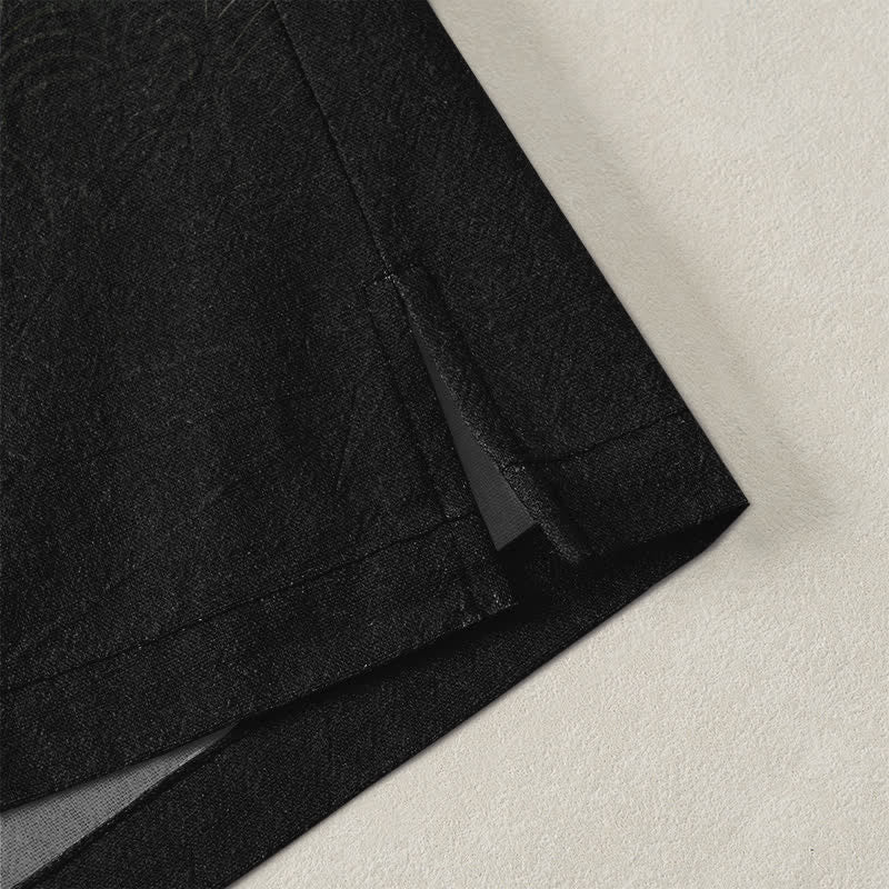 Buddha Stones Kimono für Herren mit offenem Vorderteil und wirbelartigem Farbverlauf aus Baumwolle - image 4