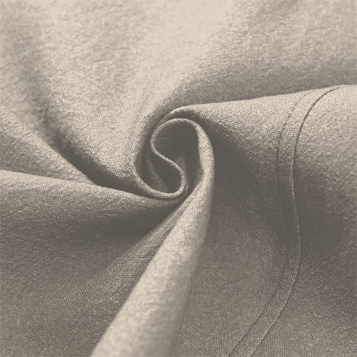 Buddha Stones Kimono aus Baumwolle mit schwarzem und rotem Drachenmuster und offener Vorderseite für Herren - image 5