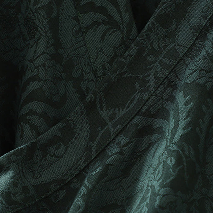Buddha Stones Herbstlicher Kimono im Vintage-Stil mit Kordelzug und Blumenmuster, Damen, Tang-Stil - image 4