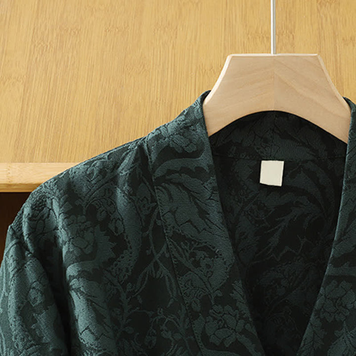 Buddha Stones Herbstlicher Kimono im Vintage-Stil mit Kordelzug und Blumenmuster, Damen, Tang-Stil - image 2