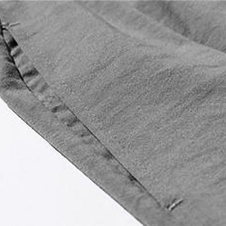Buddha Stones Lässige, einfarbige Herren-Cropped-Hose mit Kordelzug für Frühling und Sommer, schmal zulaufende Hose mit Tasche - image 27