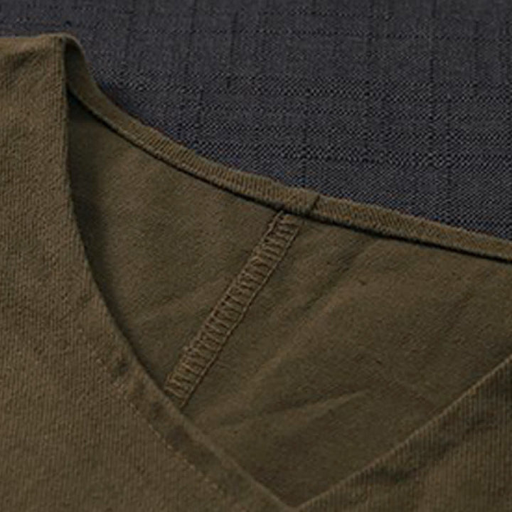 Buddha Stones Sommerliches, minimalistisches Tanktop im Tang-Stil mit Knopfleiste und Tasche – ärmellos, für Damen. - image 5