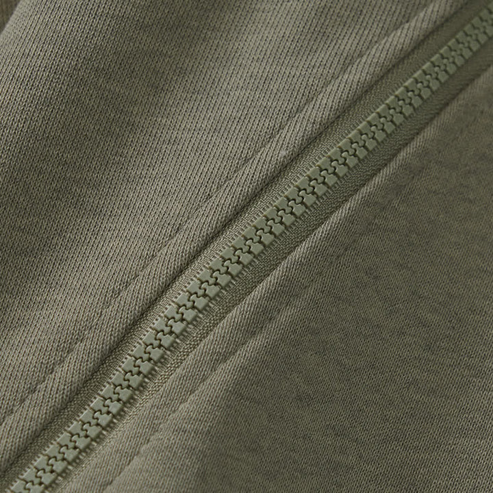 Buddha Stones Lässiges, minimalistisches Herren-Sweatshirt mit Viertelreißverschluss und Tasche für Herbst und Winter - image 6