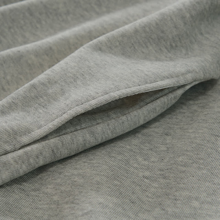 Buddha Stones Lässiges, minimalistisches Herren-Sweatshirt mit Viertelreißverschluss und Tasche für Herbst und Winter - image 16