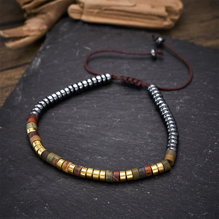 Buddha Stones Hämatit-Armband mit kraftvollen Perlen - image 9