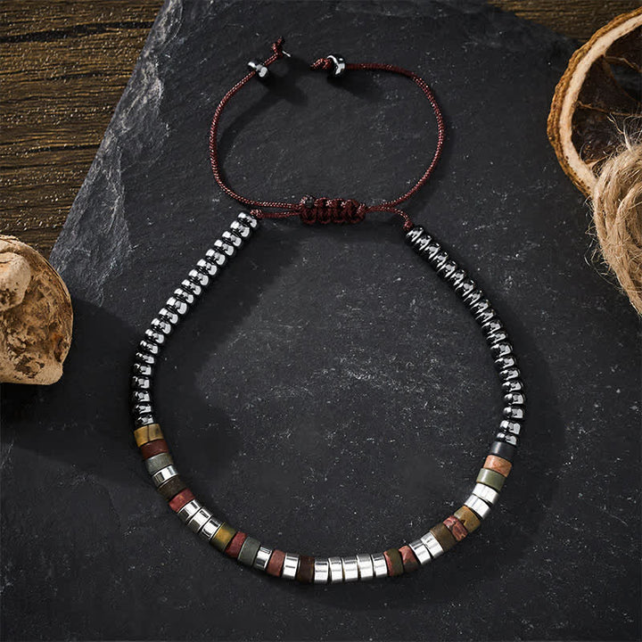 Buddha Stones Hämatit-Armband mit kraftvollen Perlen - image 2