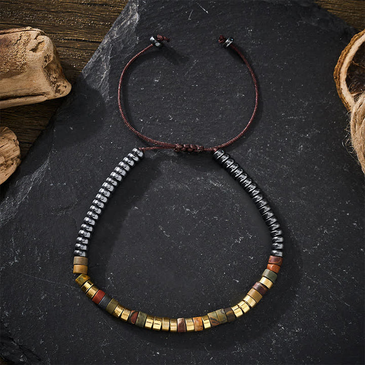 Buddha Stones Hämatit-Armband mit kraftvollen Perlen - image 10