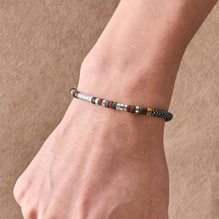 Buddha Stones Hämatit-Armband mit kraftvollen Perlen - image 4