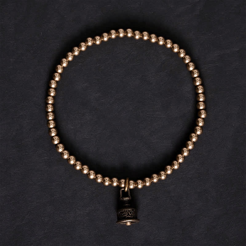 Buddha Stones Kupferperlen-Glockenanhänger-Armband - image 2