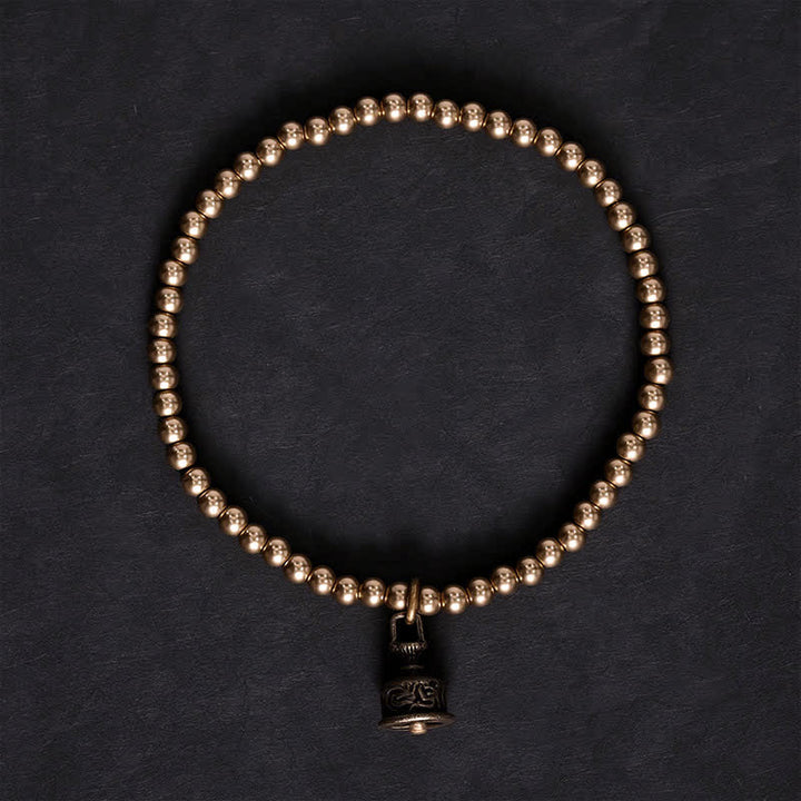 Buddha Stones Kupferperlen-Glockenanhänger-Armband - image 2